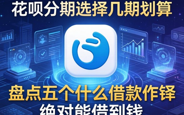 花呗分期选择几期划算，盘点五个什么借款软件绝对能借到钱