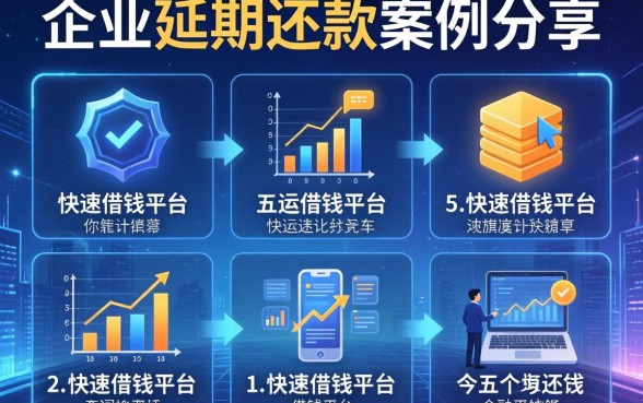 企业延期还款案例分享，介绍五个快速借钱平台