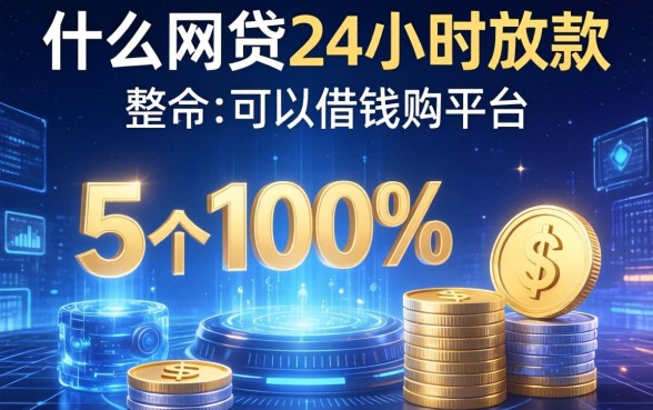 什么网贷24小时放款，整合5个100%可以借钱的平台