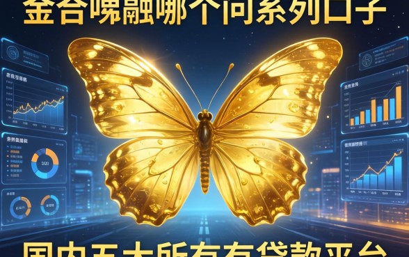 金蝴蝶是哪个系列口子，国内五大所有的贷款平台