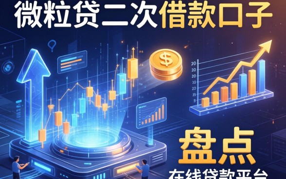 有微粒贷二次借款口子，盘点五个在线贷款平台