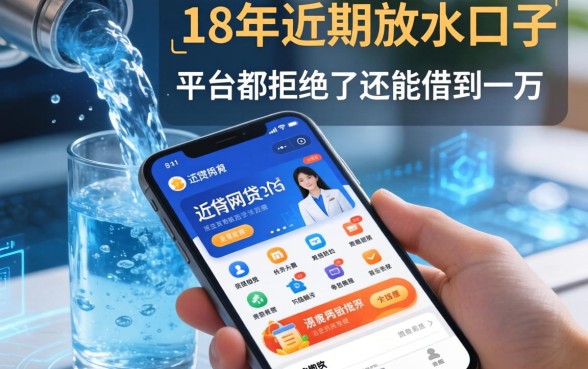 18年近期放水的口子，归纳5个所有网贷平台都拒绝了还能借到一万的软件