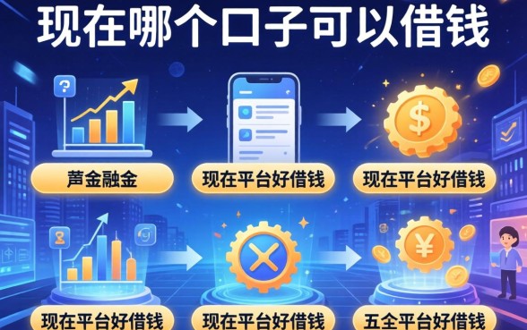 现在哪个口子可以借钱，分析五个现在平台好借钱