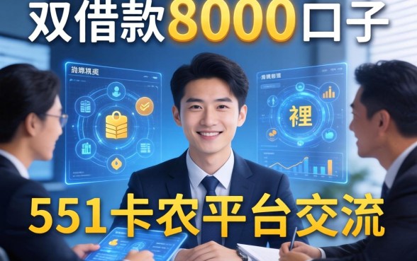 双借款8000的口子，梳理5个51卡农平台交流