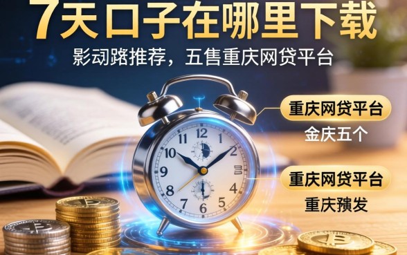 7天的口子在哪里下载，推荐五个重庆网贷平台