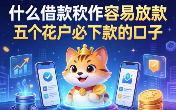 什么借款软件容易放款，分享五个花户必下款的口子