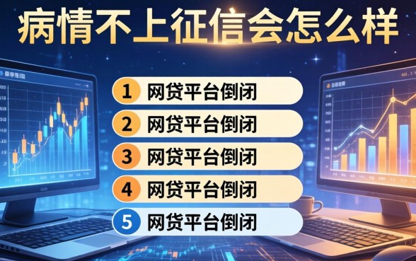 病情不上征信会怎么样，归纳5个网贷平台倒闭