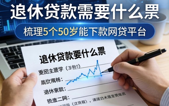 退休贷款需要什么材料，梳理5个50多岁能下款的网贷平台