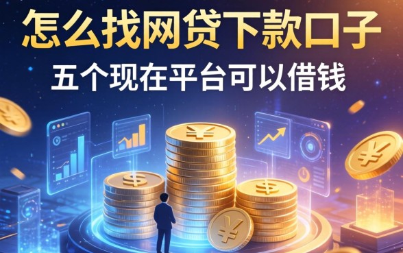 怎么找网贷下款的口子，总结五个现在平台可以借钱