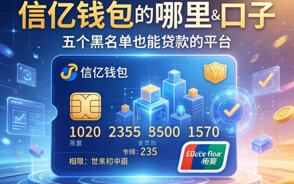 信亿钱包是哪里的口子，总结五个黑名单也能贷款的平台