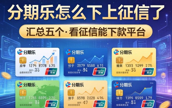 分期乐怎么不上征信了，汇总五个不看征信能下款的平台