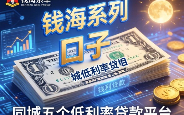 钱海系列的口子有哪些，同城五个低利率贷款平台