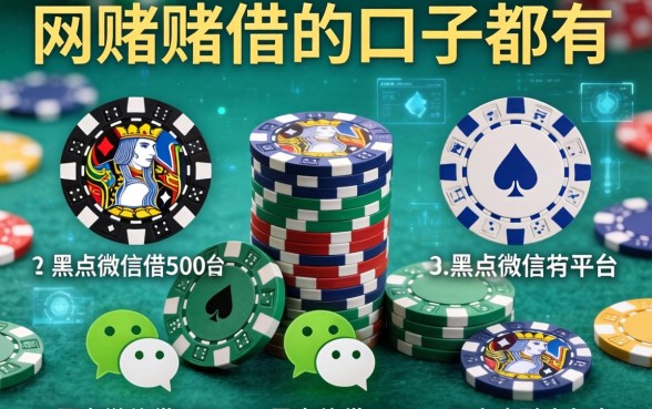 网赌借的口子都有哪些，归纳5个黑户微信借500的平台