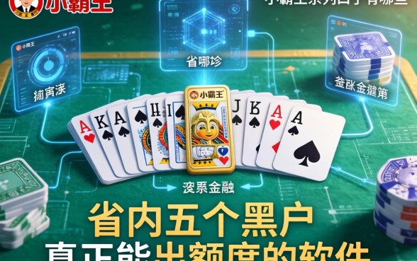 小霸王系列口子有哪些，省内五个黑户真正能出额度的软件