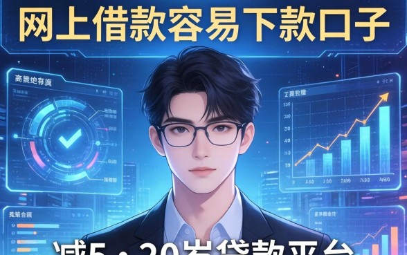 网上借款容易下款口子，例举5个20岁贷款平台