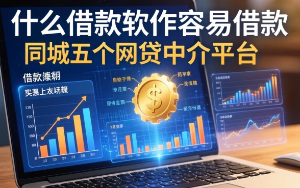 什么借款软件容易借款，同城五个网贷中介平台