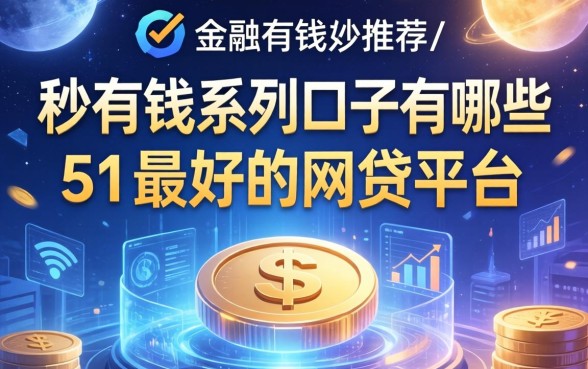 秒有钱系列口子有哪些，推荐五个最好的网贷平台