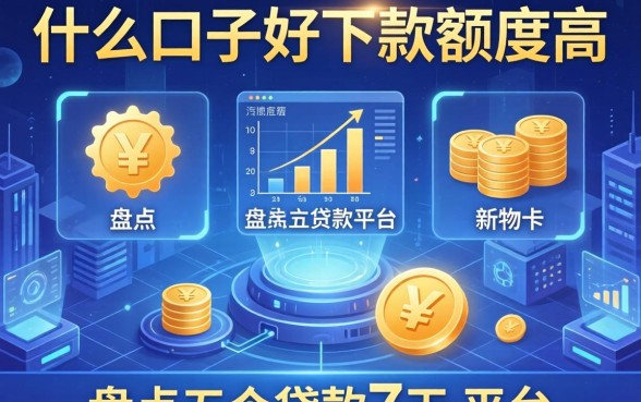 什么口子好下款额度高，盘点五个贷款7天的平台