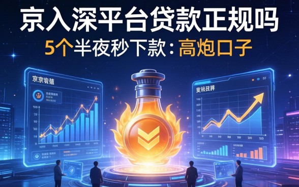 京沪深平台贷款正规吗，梳理5个半夜秒下款的高炮口子