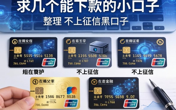 求几个能下款的小口子，整理五个不上征信的黑口子