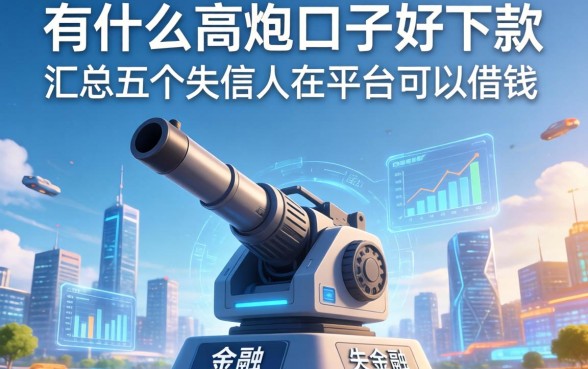 有什么高炮口子好下款，汇总五个失信人在平台可以借钱