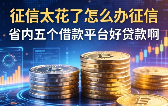 征信太花了怎么办征信，省内五个借款平台好贷款啊