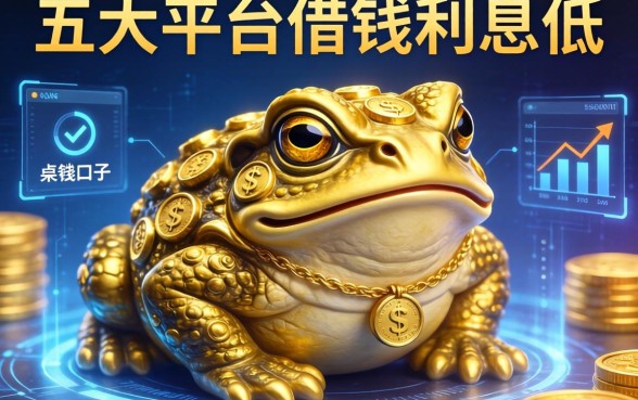 金蟾蜍是哪个系列口子，五大平台借钱利息低