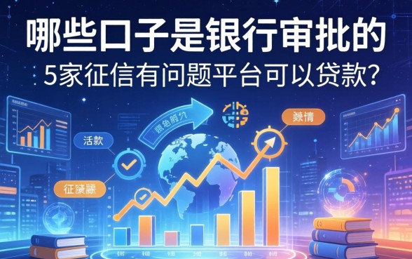 哪些口子是银行审批的，阐述5家征信有问题平台可以贷款