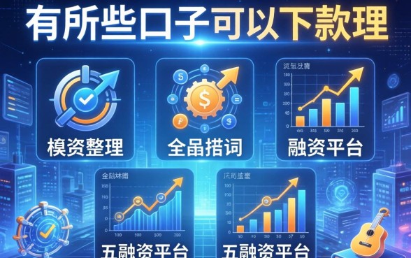 有哪些口子可以下款的，整理五个融资平台