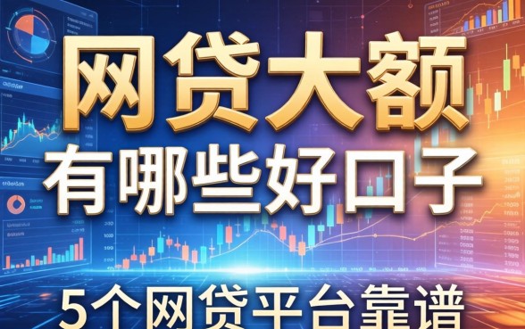 网贷大额有哪些好口子，归纳5个网贷平台靠谱