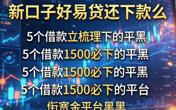 新口子好易贷还下款么，梳理5个借款1500必下的平台黑户