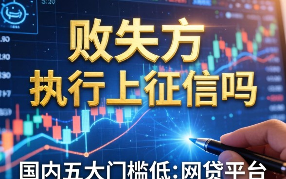败诉方不执行上征信吗，国内五大门槛低的网贷平台