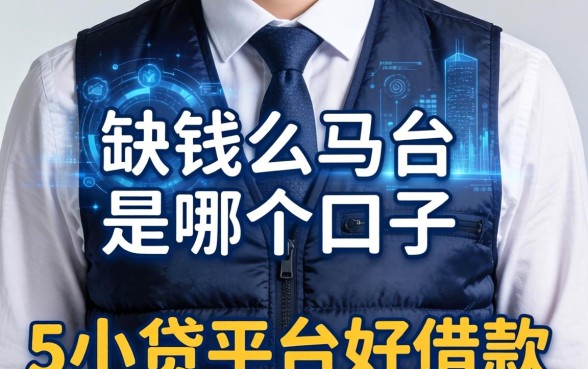 缺钱么马甲是哪个口子，分享五个小贷平台好借款