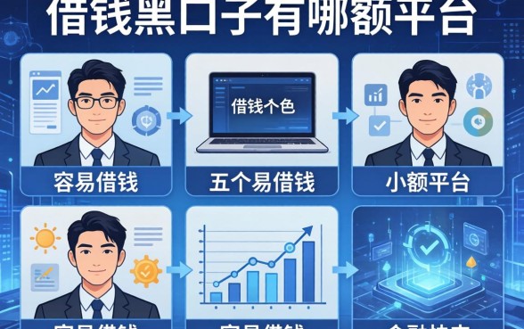 借钱的黑口子有哪些人，介绍五个容易借钱的小额平台