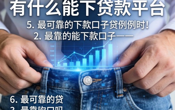 有什么能下款的口子吗，例举5个最可靠的贷款平台