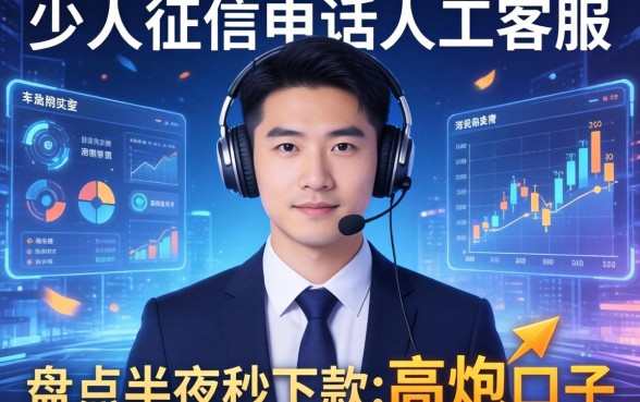 人行征信电话人工客服，盘点五个半夜秒下款的高炮口子