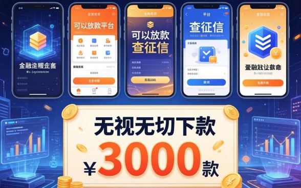 无视一切下款3000，例举5个可以放款的平台不查征信