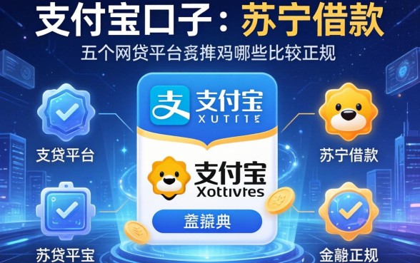 支付宝口子的苏宁借款，介绍五个网贷平台哪些比较正规