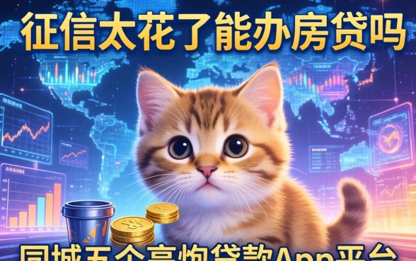 征信太花了能办房贷吗，同城五个高炮贷款app平台