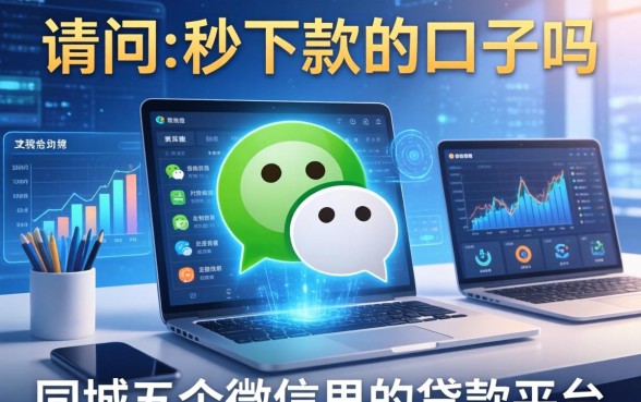 请问有秒下款的口子吗，同城五个微信里的贷款平台