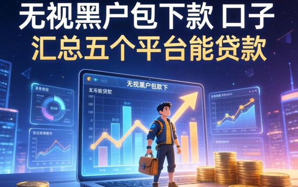 无视黑户包下款的口子，汇总五个平台能贷款