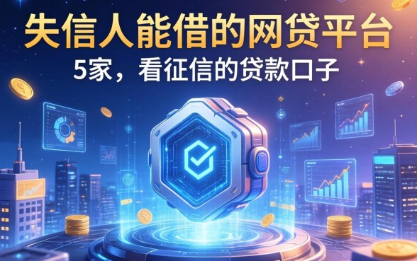 失信人能借的网贷平台，阐述5家不看征信的贷款口子