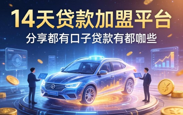 14天的口子都有哪些，分享五个贷款加盟平台