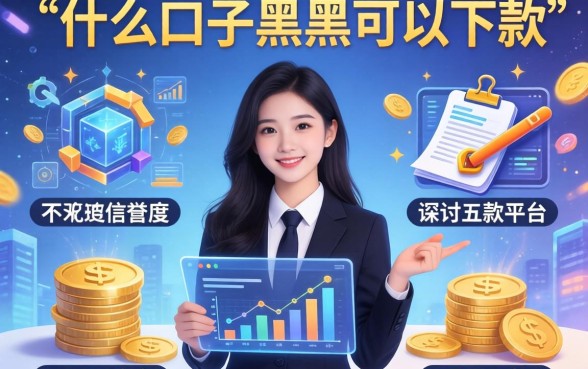 不看信誉度的借款平台，探讨五款什么口子黑户可以下款