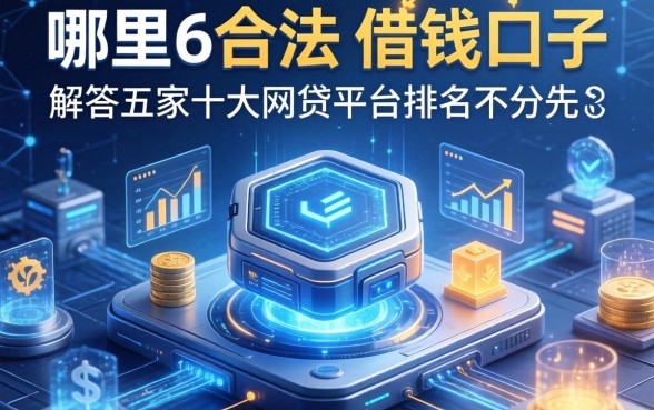 哪里有合法的借钱口子，解答五家十大网贷平台排名不分先后