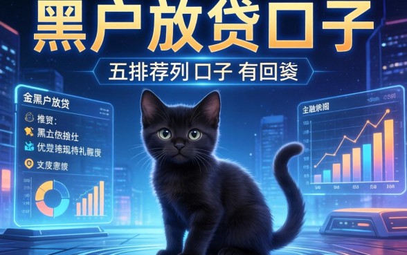 现代猫系列口子有哪些，推荐五个黑户放贷的口子
