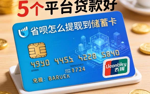 省呗怎么提现到储蓄卡，例举5个平台贷款好