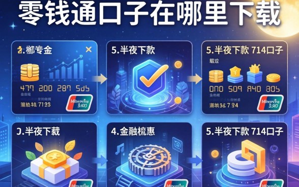 零钱通口子在哪里下载，梳理5个半夜下款的714口子