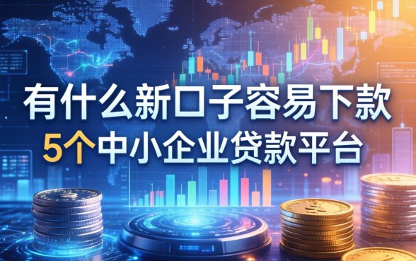 有什么新口子容易下款，整合5个中小企业贷款平台