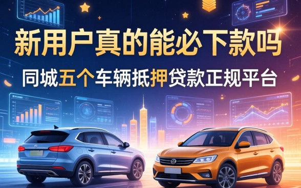 新用户真的能必下款吗，同城五个车辆抵押贷款正规平台